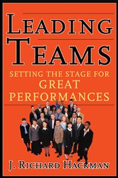 Book cover: Leading Teams, by J. Richard Hackman (preview)