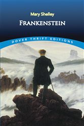 Book cover: Frankenstein, by Mary Shelley (preview)