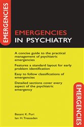 Book cover: Emergencies in Psychiatry, by Basant Puri (preview)