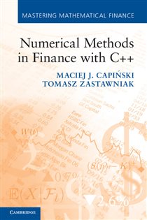 Book cover: Numerical Methods in Finance with C++, by Maciej J. Capiński (preview)