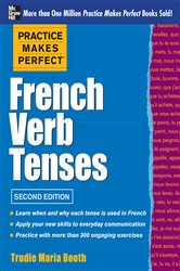 Book cover: Practice Makes Perfect: French Verb Tenses, by Trudie Booth (preview)