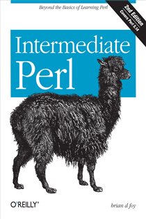Book cover: Intermediate Perl, by Randal L. Schwartz (preview)