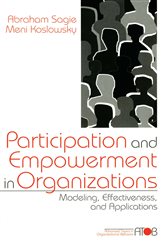 Participation and Empowerment in Organizations: Modeling, Effectiveness, and Applications