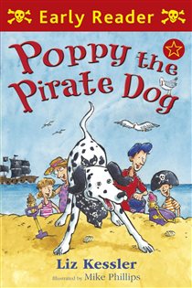Book cover: Poppy the Pirate Dog, by Liz Kessler (preview)