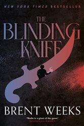 Book cover: The Blinding Knife (Book 2 of Lightbringer) by Brent Weeks (preview)