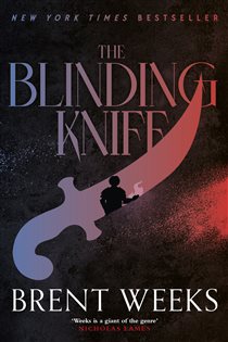 Book cover: The Blinding Knife (Book 2 of Lightbringer) by Brent Weeks (preview)