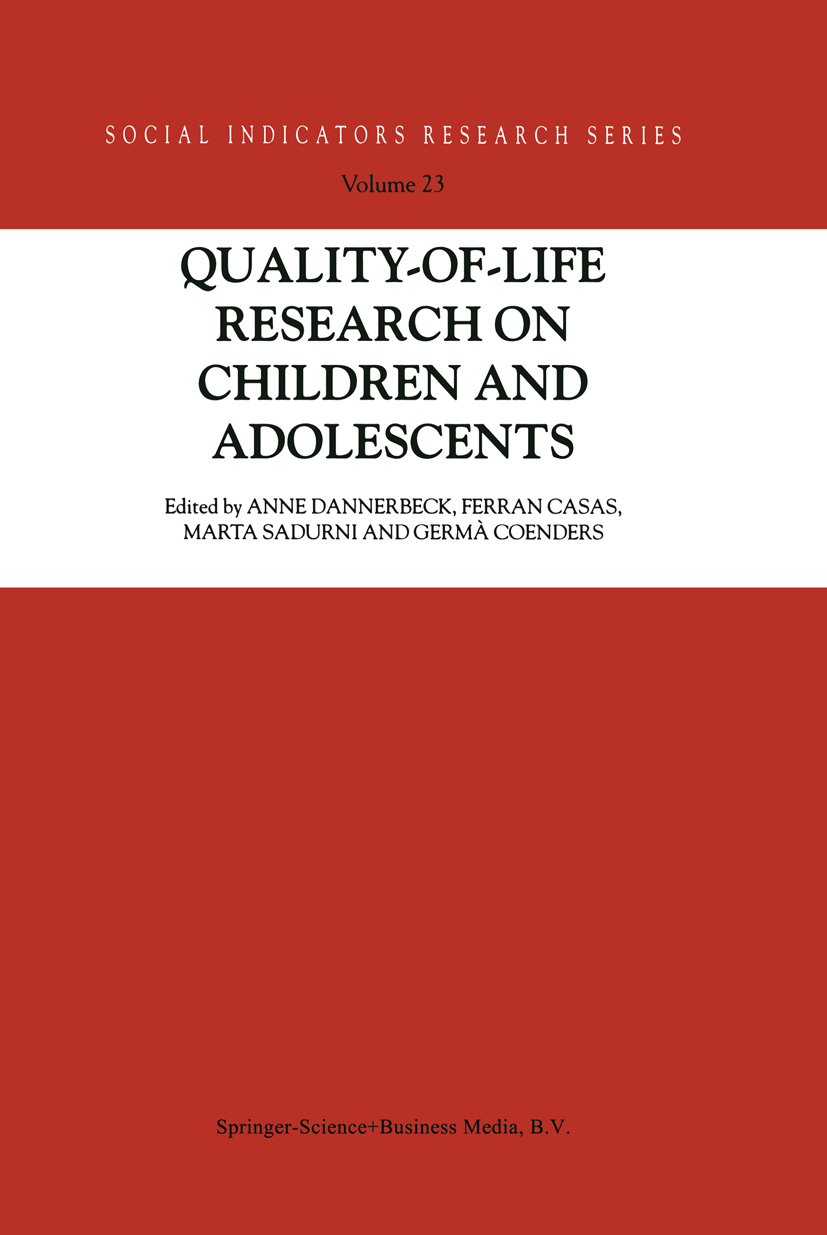 Quality-of-Life Research on Children and Adolescents - >100