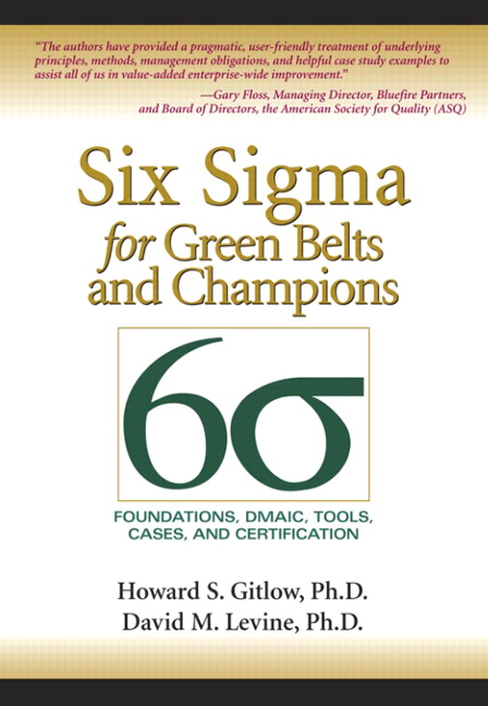 Six Sigma for Green Belts and Champions - 50-99.99