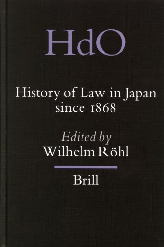 History of Law in Japan since 1868 - >100