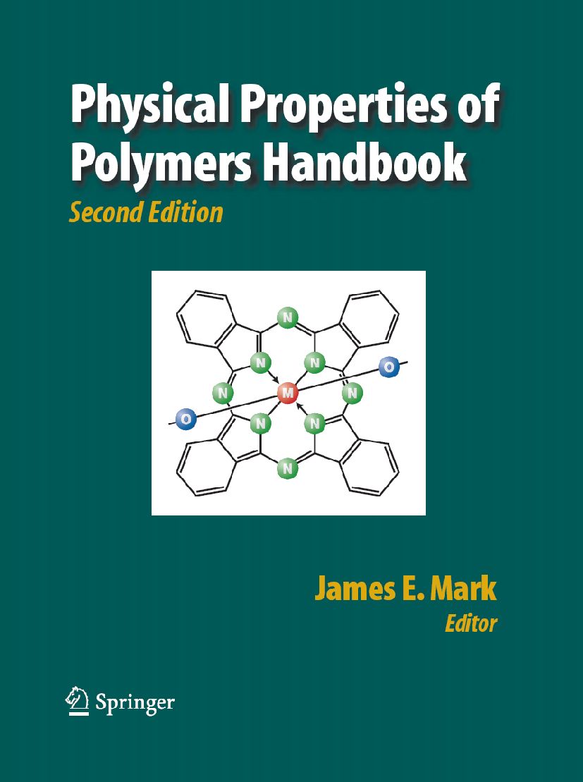 Polymer properties. Handbook of Polymers (second Edition). Polymers NMR. Properties of Polymers English.