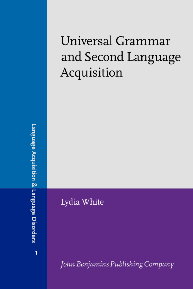 Universal Grammar and Second Language Acquisition - 25-49.99