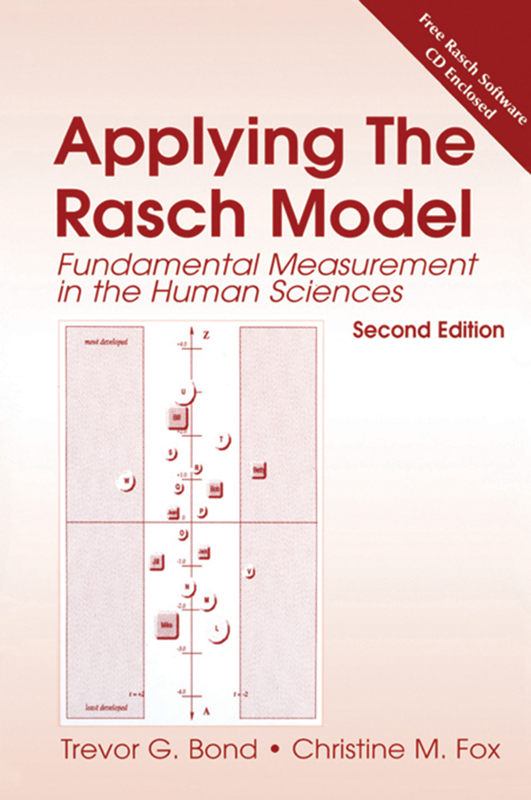 Applying The Rasch Model 2nd Ed By Bond Trevor G Ebook