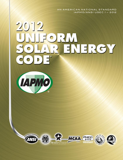 2012 Uniform Solar Energy Code