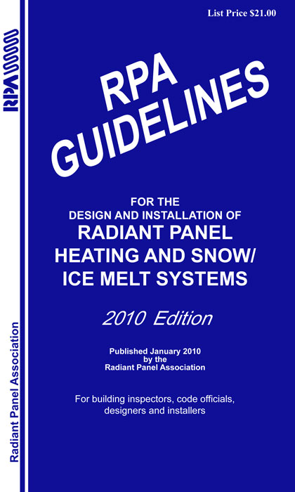 Radiant Professionals Alliance Guidelines 2010