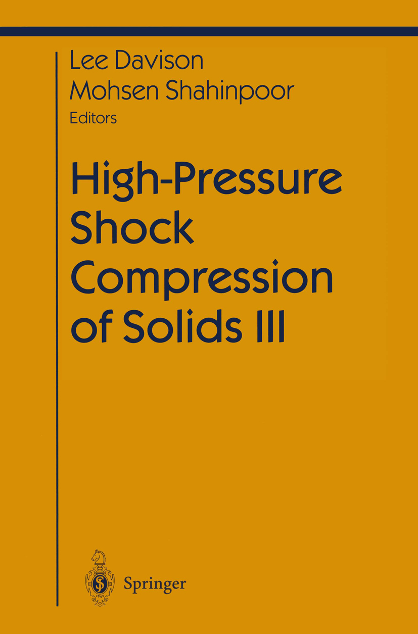 High-Pressure Shock Compression of Solids III - 50-99.99