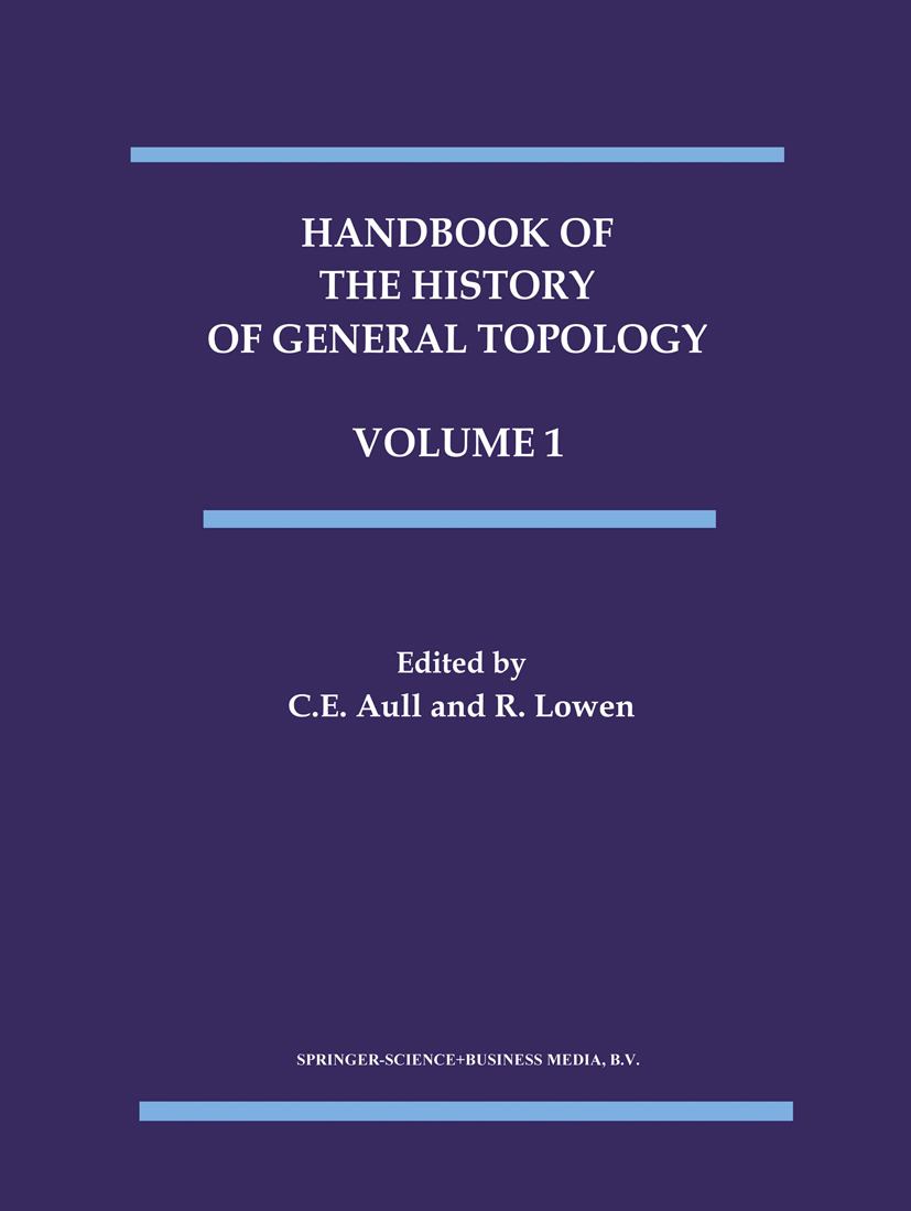 Handbook of the History of General Topology - >100