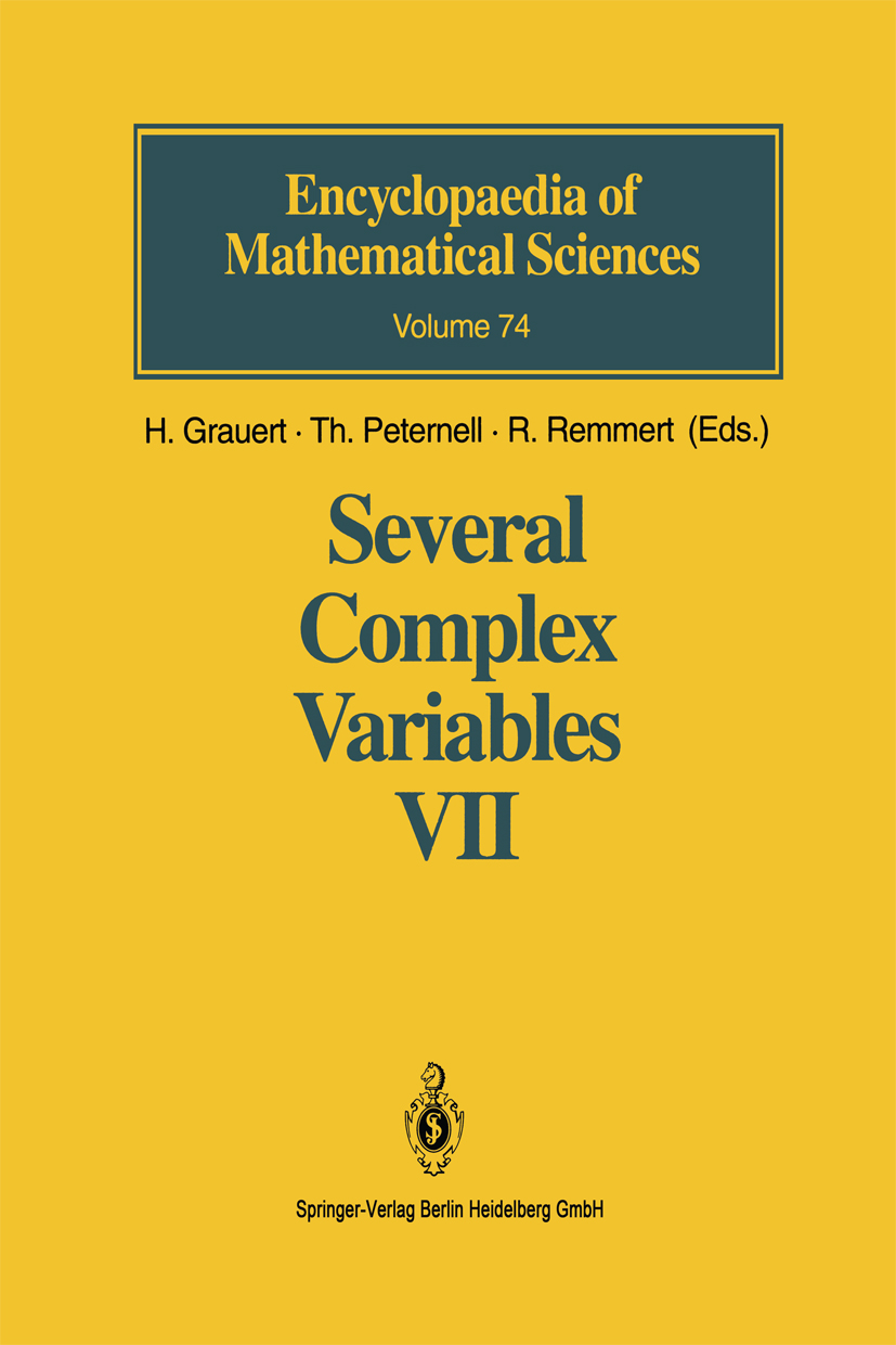 Several Complex Variables VII - >100
