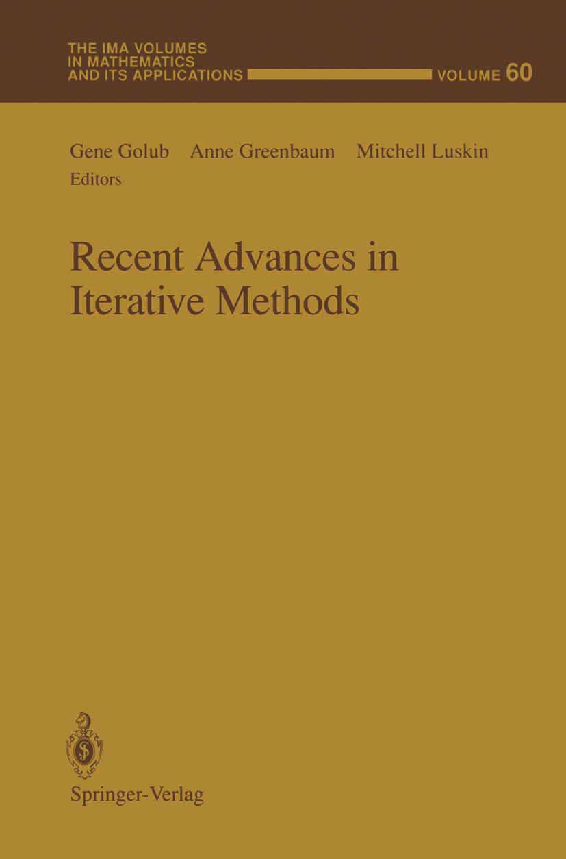 Recent Advances in Iterative Methods - >100