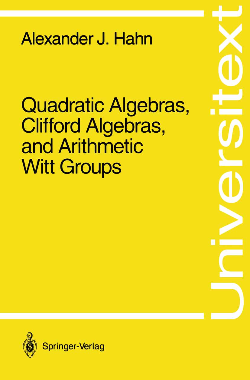 Quadratic Algebras, Clifford Algebras, And Arithmetic Witt Groups