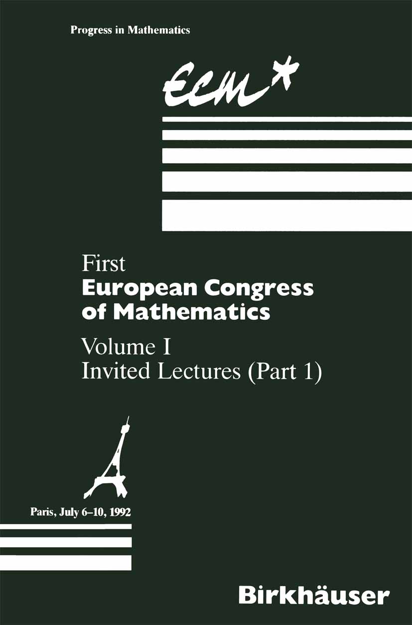 First European Congress of Mathematics - >100