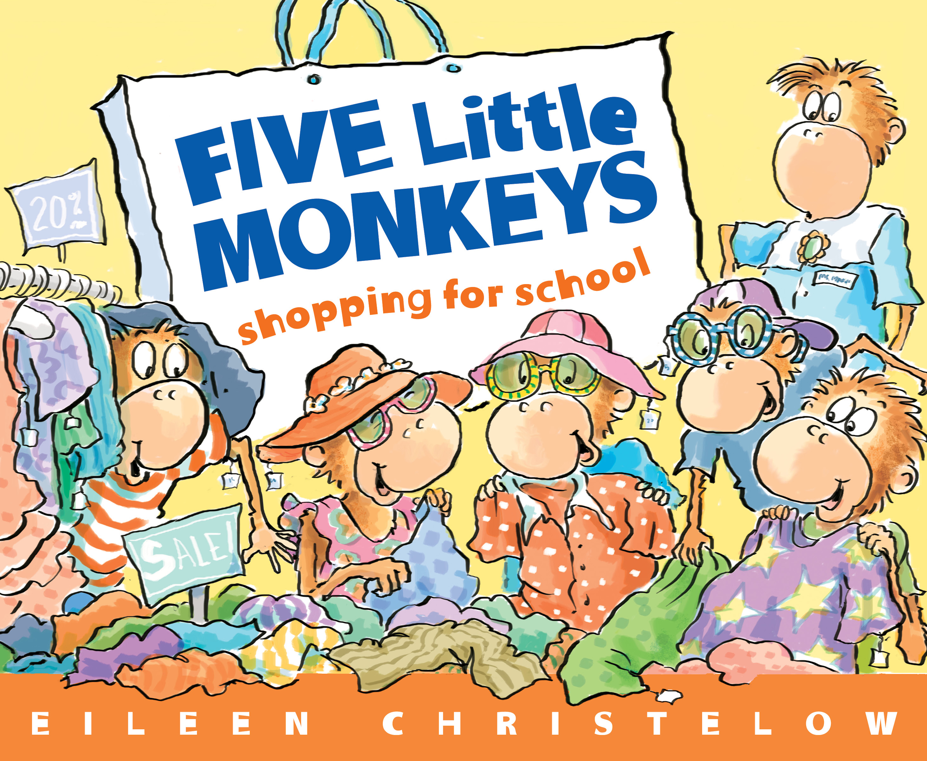 Five Little Monkeys Shopping for School