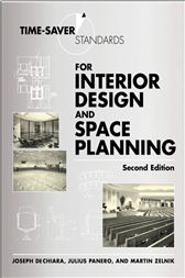 Time Saver Standards For Interior Design And Space Planning Second Edition 2nd Ed