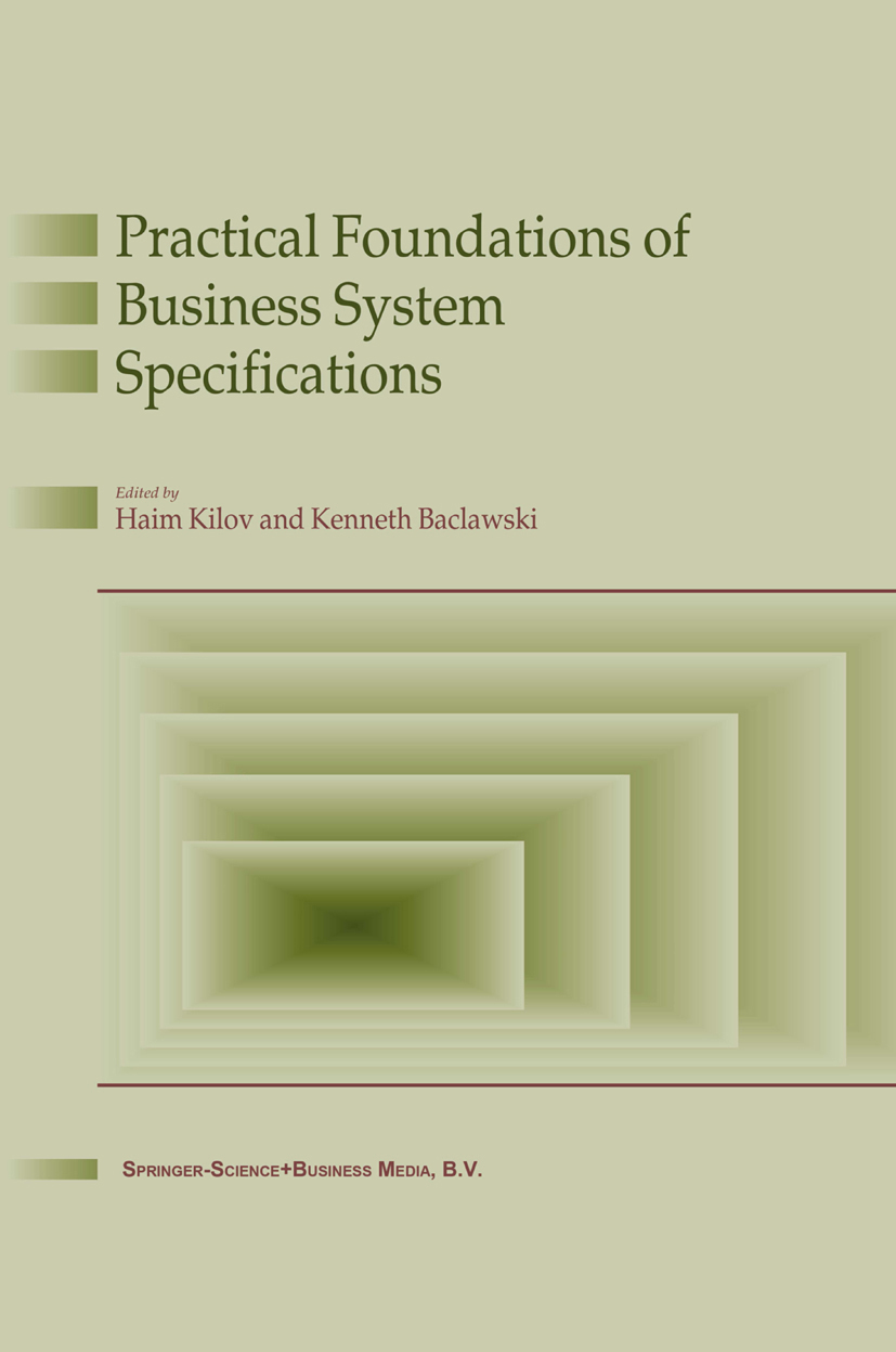 Practical Foundations of Business System Specifications - >100
