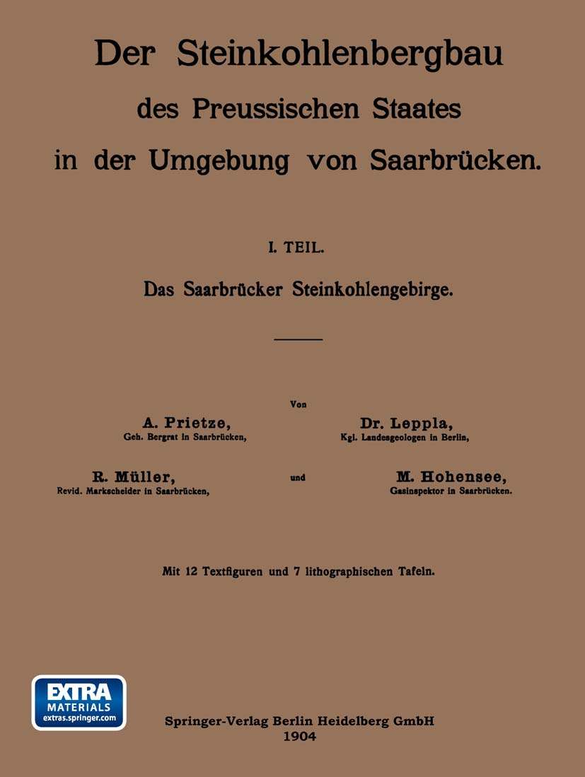 Das Saarbrucker Steinkohlengebirge By Prietze A Ebook
