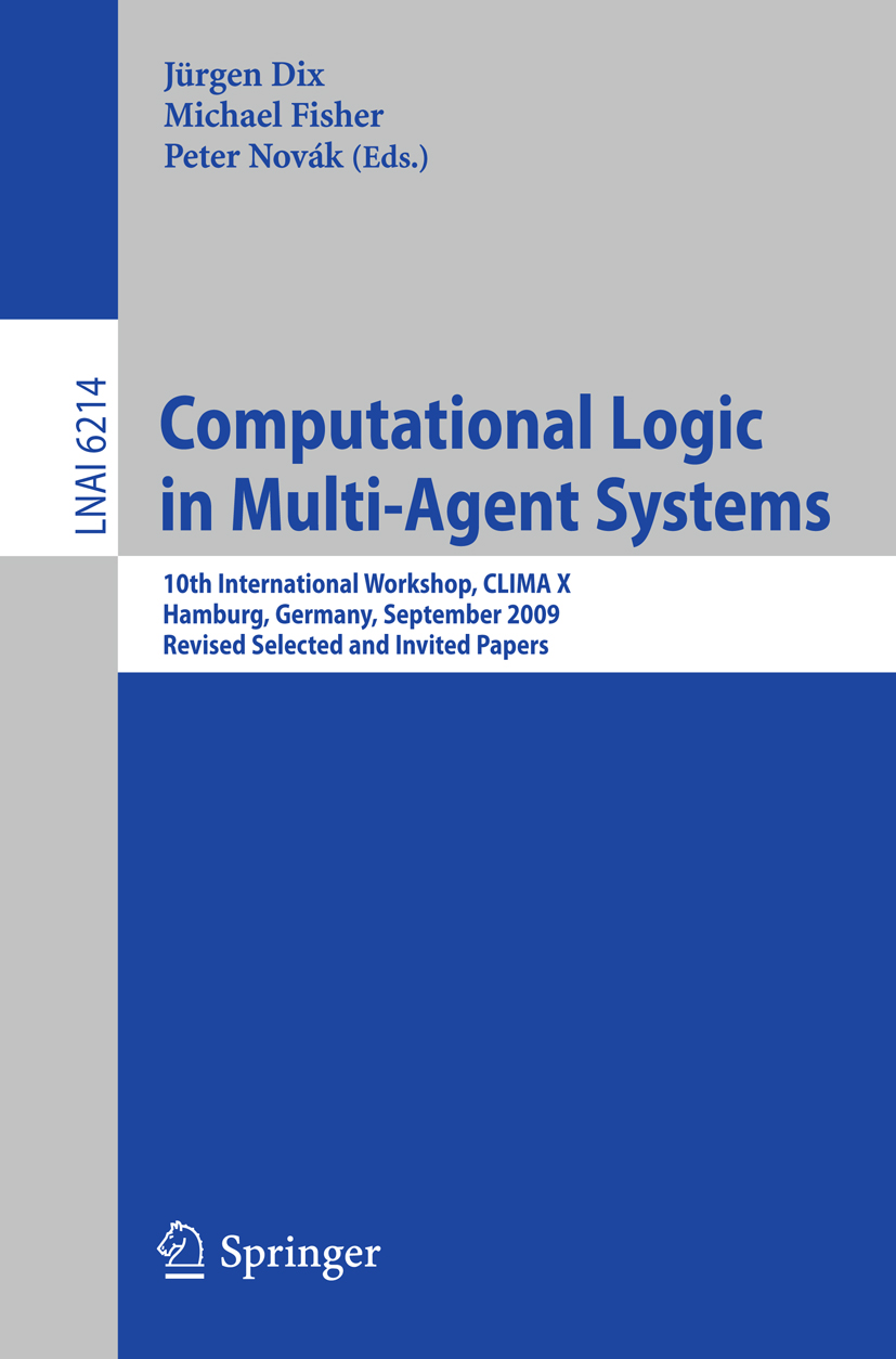 Computational Logic in Multi-Agent Systems - 50-99.99