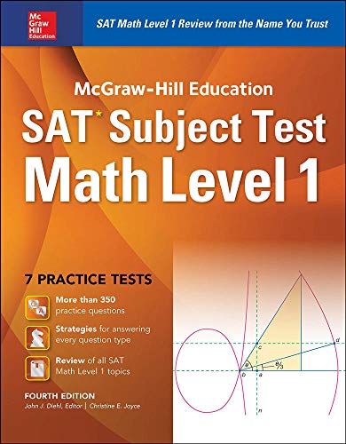 McGraw-Hill Education SAT Subject Test Math Level 1 4th Ed.