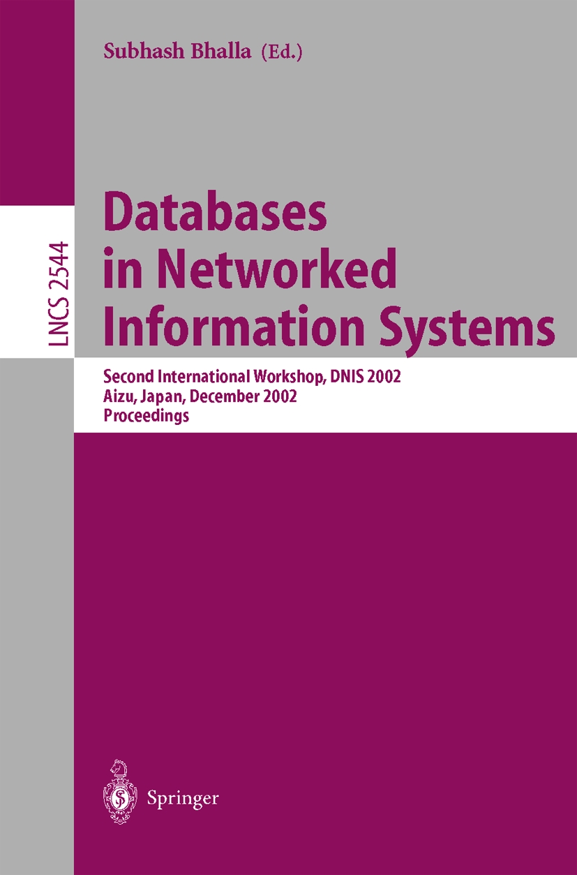 Databases in Networked Information Systems - 50-99.99