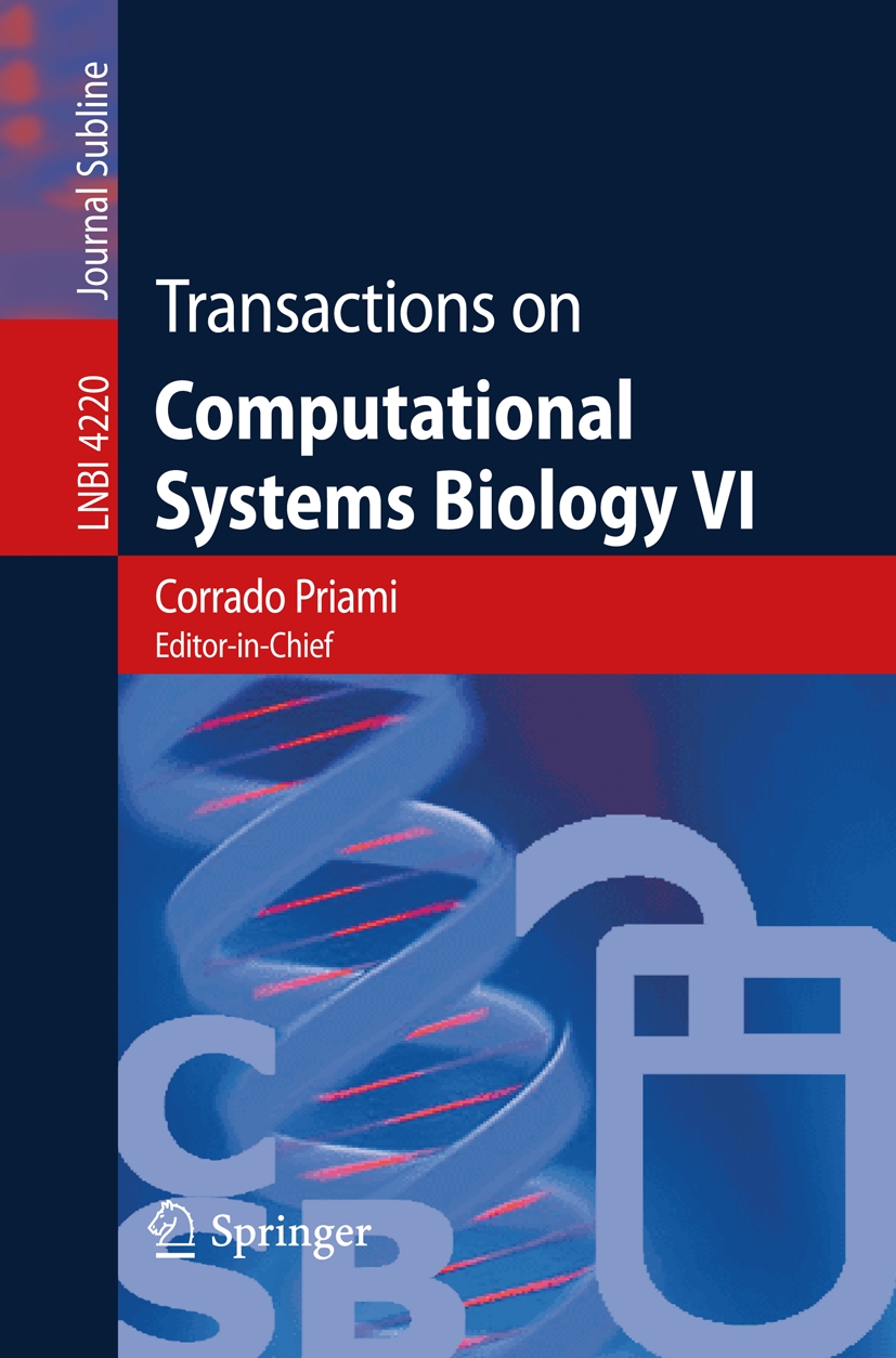 Transactions on Computational Systems Biology VI - 50-99.99