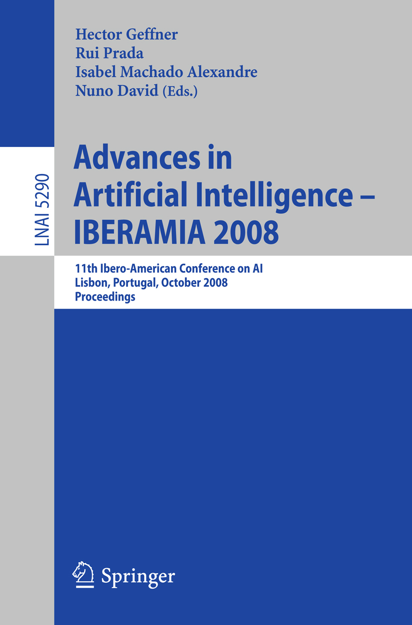 Advances in Artificial Intelligence - IBERAMIA 2008 - 50-99.99