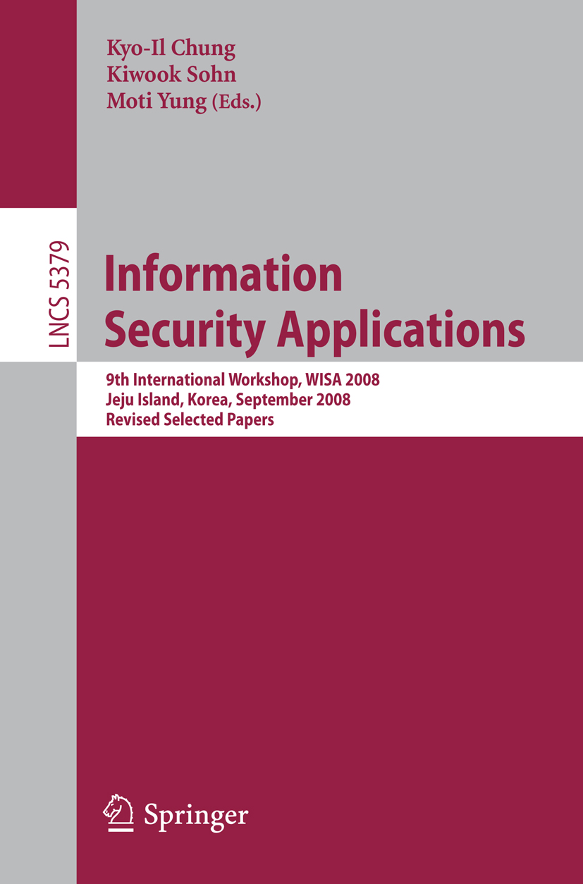 Information Security Applications - 50-99.99
