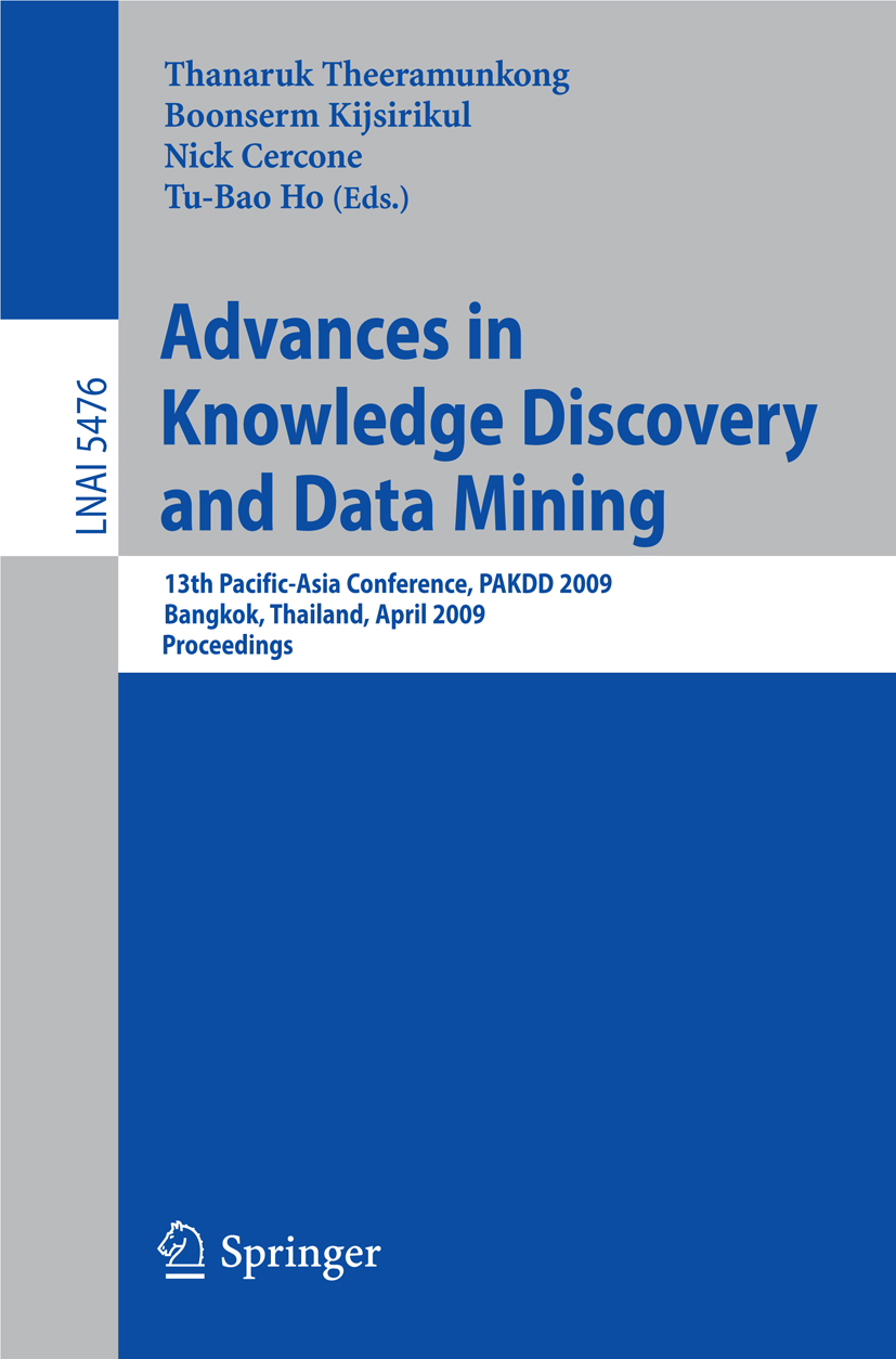 Advances in Knowledge Discovery and Data Mining - >100