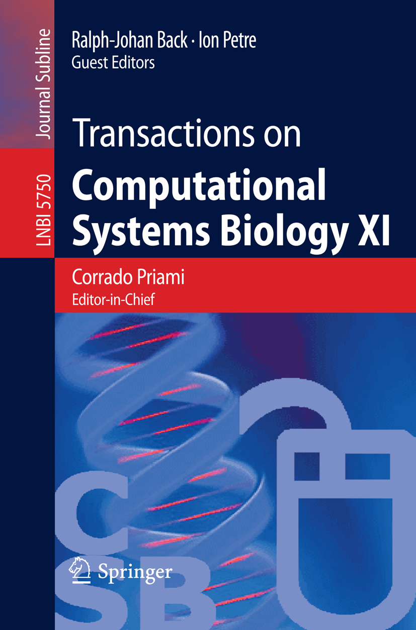 Transactions on Computational Systems Biology XI - 50-99.99
