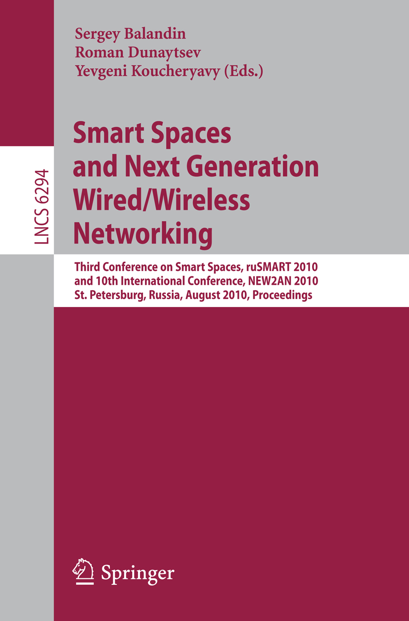 Smart Spaces and Next Generation Wired/Wireless Networking - >100