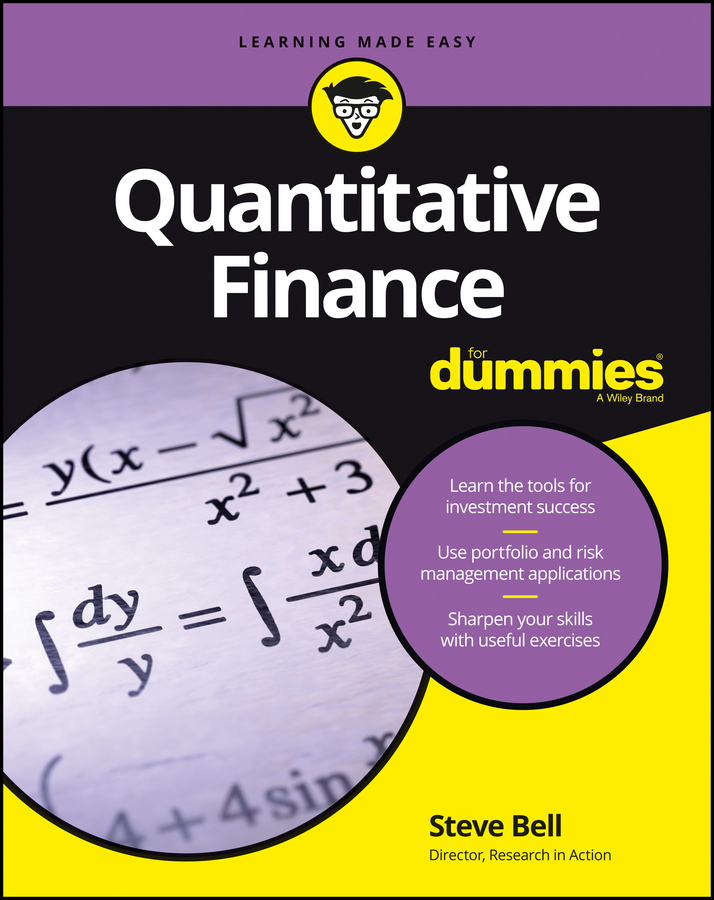 9781118769423 Quantitative Finance For Dummies Steve Bell