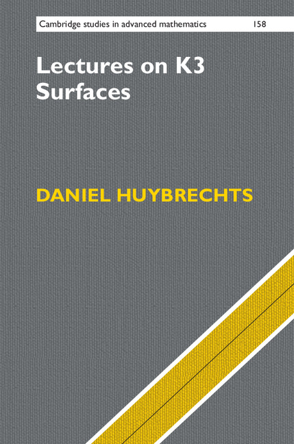Lectures on K3 Surfaces Lectures on K3 Surfaces