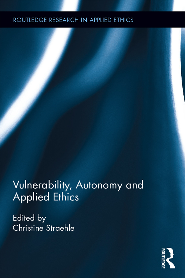 Vulnerability, Autonomy, and Applied Ethics - 25-49.99