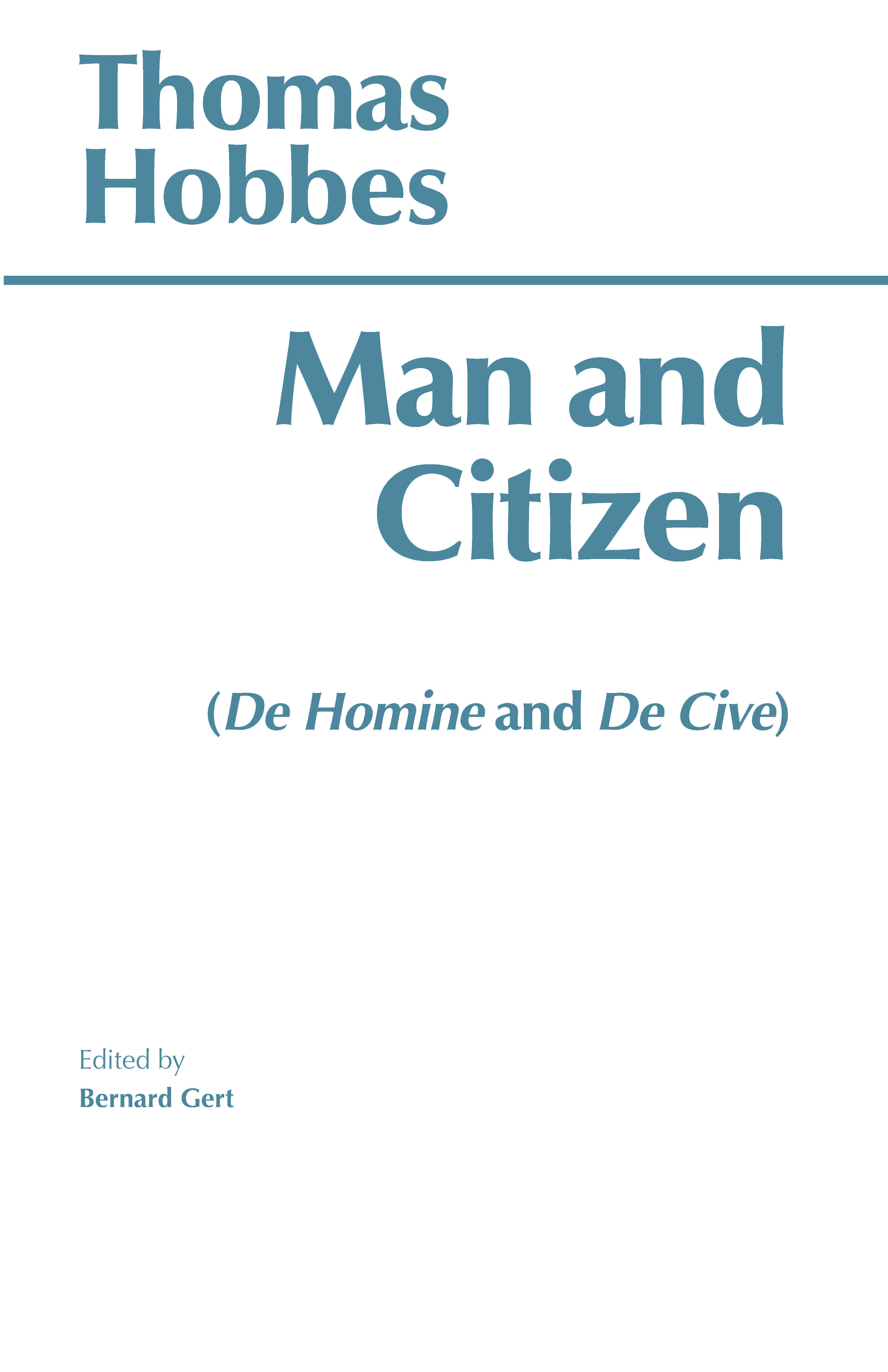 Man and Citizen