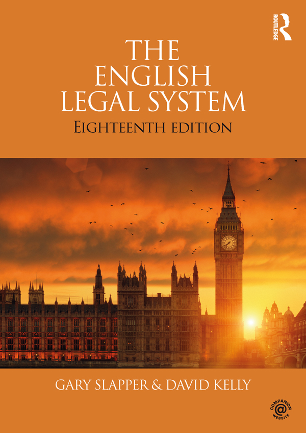 The English Legal System - 25-49.99