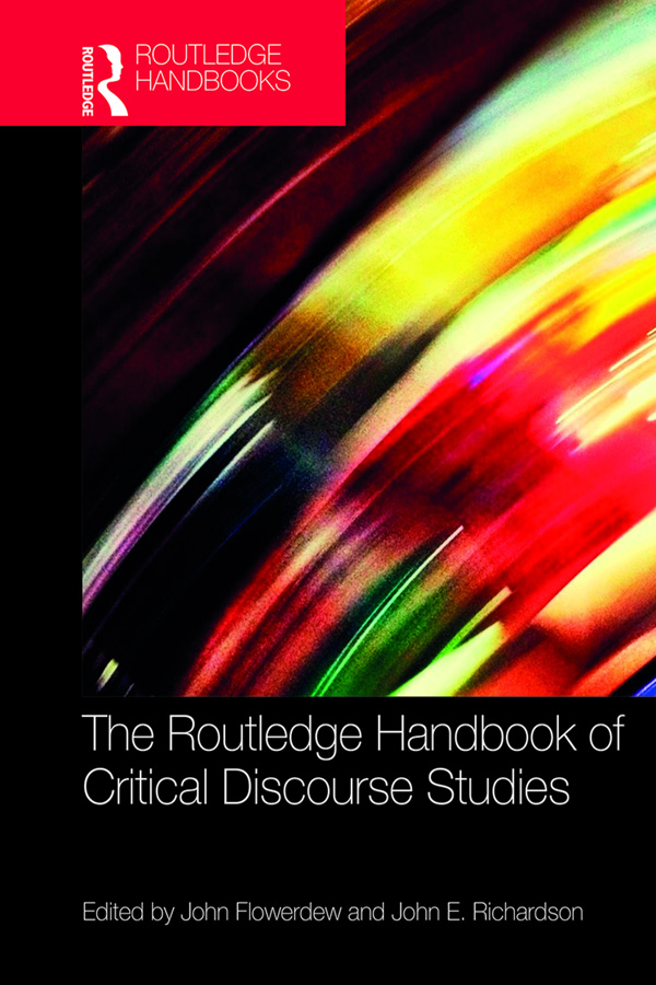 The Routledge Handbook of Critical Discourse Studies