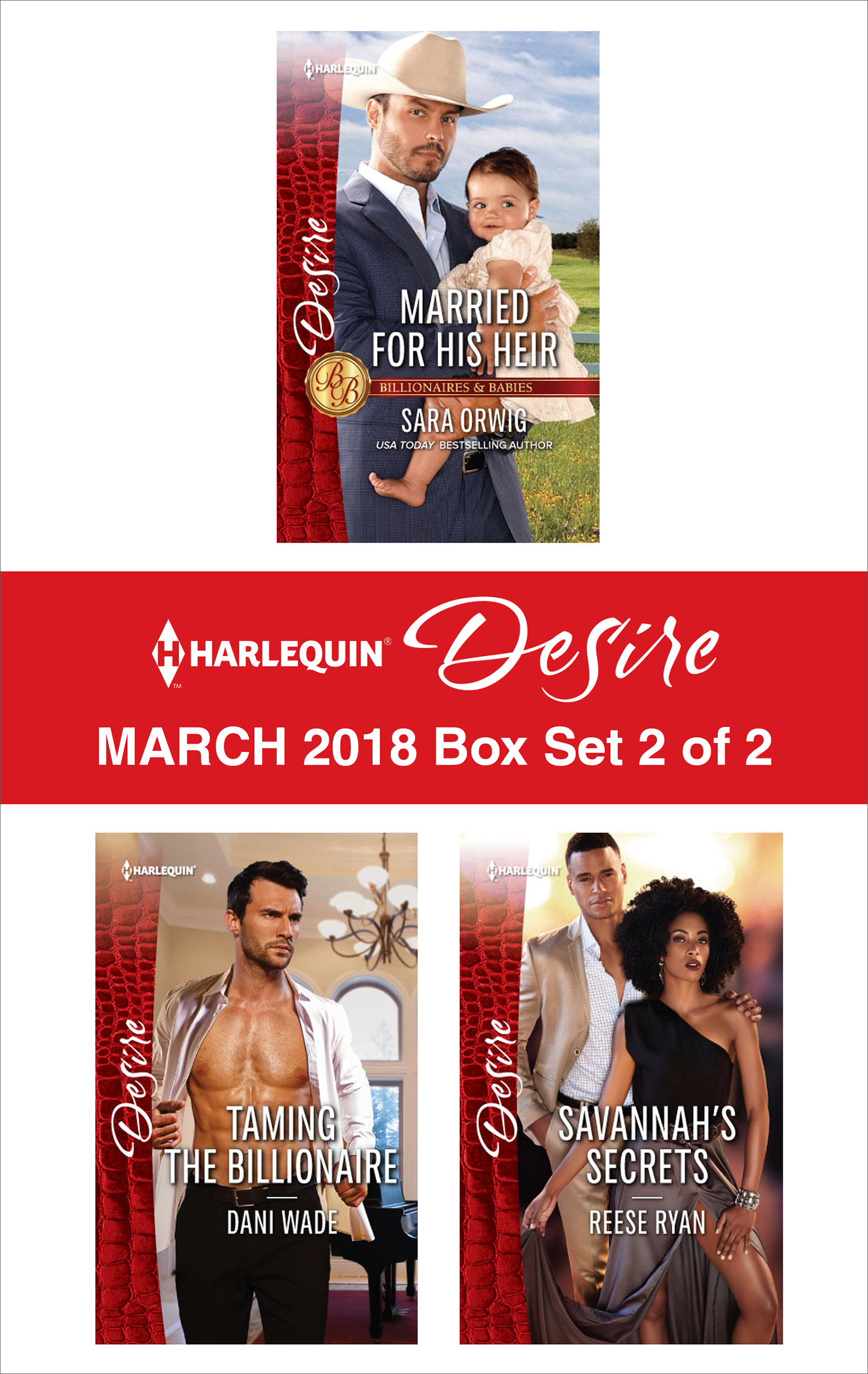 Harlequin Desire March 2018 - Box Set 2 of 2