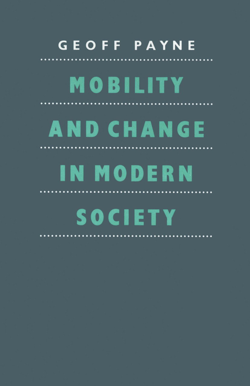 ISBN 9781349185290 product image for Mobility and Change in Modern Society | upcitemdb.com