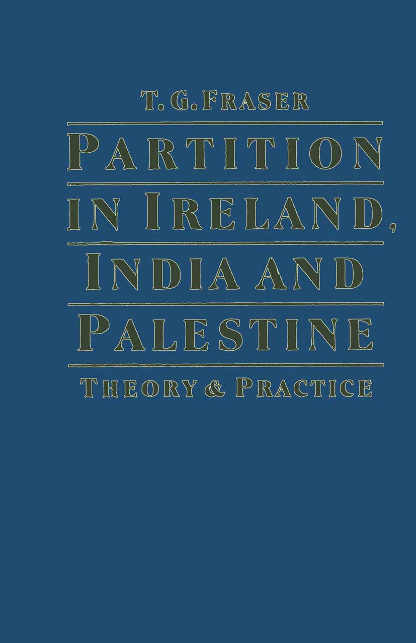 ISBN 9781349176106 product image for Partition In Ireland  India And Palestine | upcitemdb.com