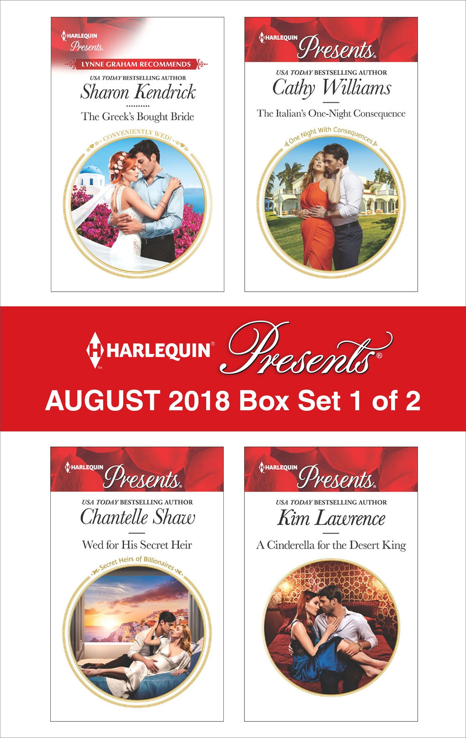 Harlequin Presents August 2018 - Box Set 1 of 2