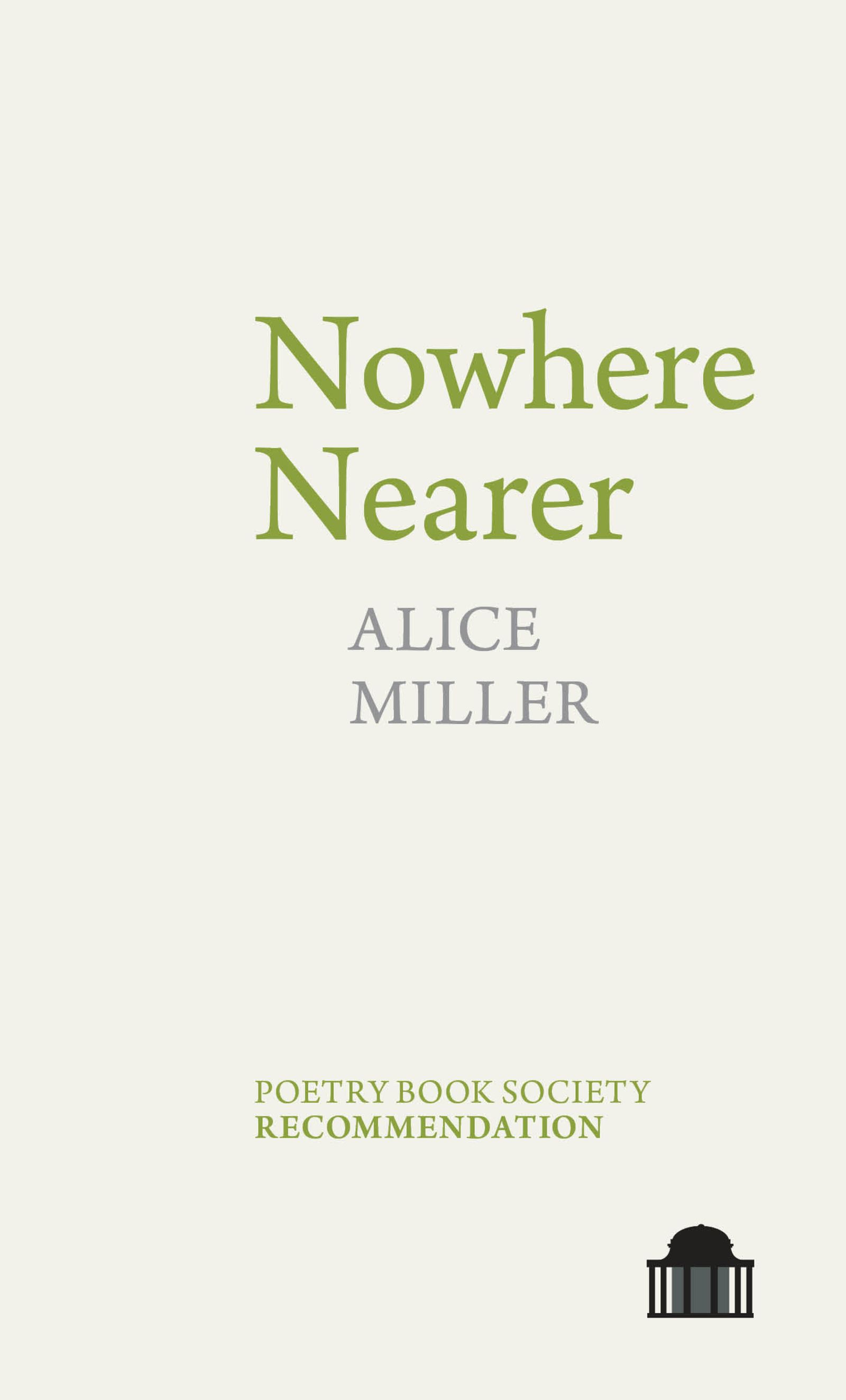 Nowhere near. Алис Миллер книги.