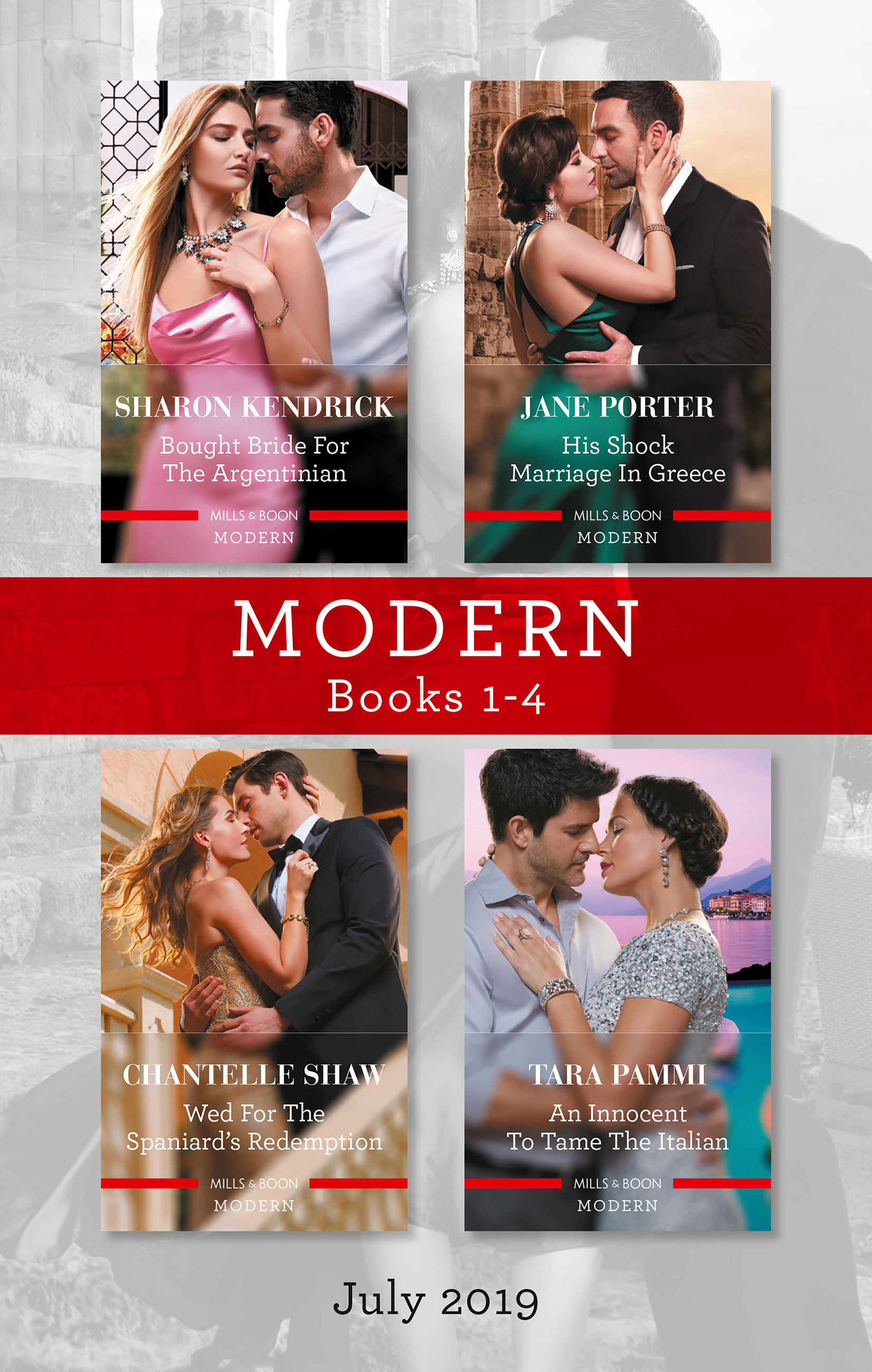 Modern Box Set 1-4/Bought Bride for the Argentinian/His Shock Marriage in Greece/Wed for the Spaniard's Redemption/An Innocent to Tame the Ita