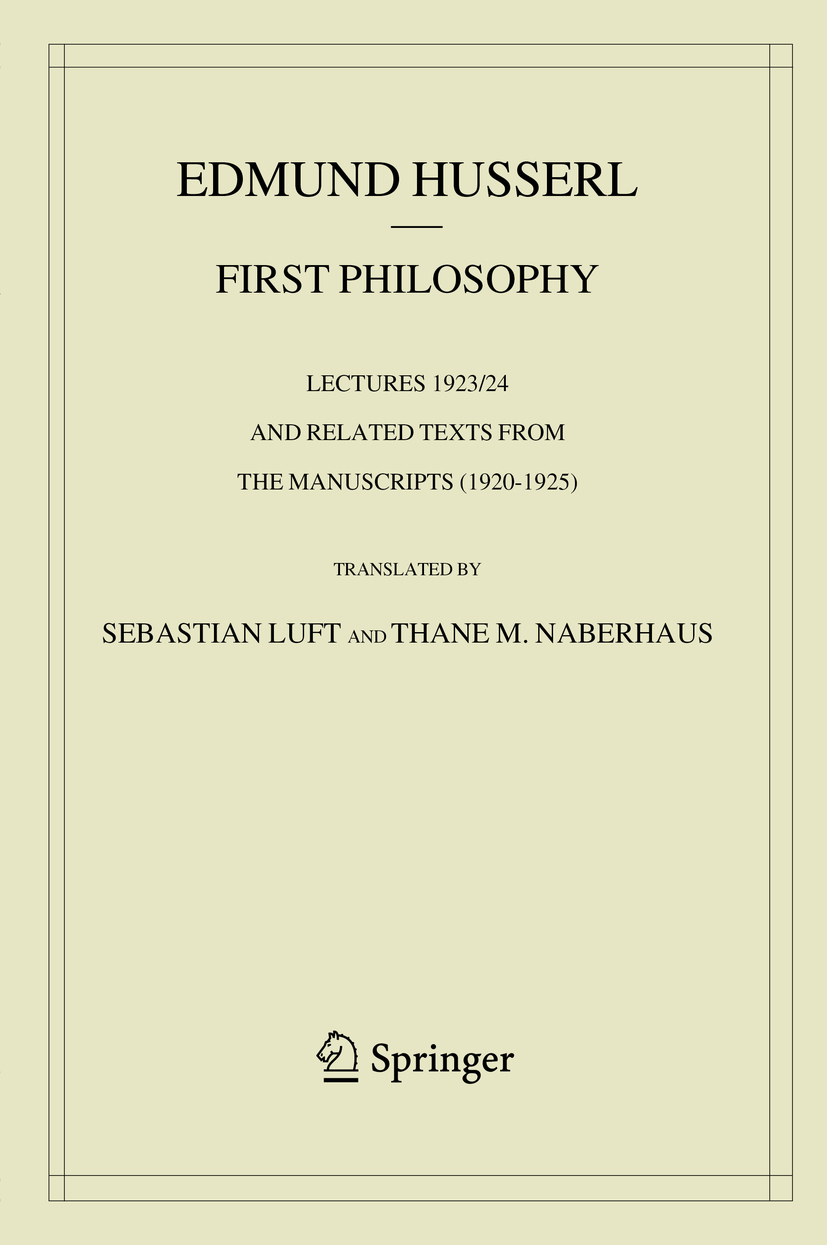 First Philosophy - >100